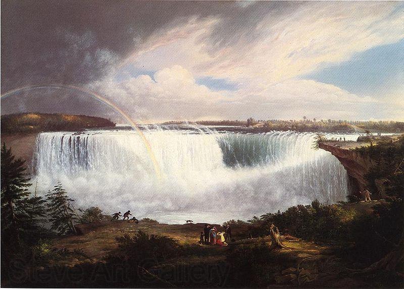 Alvan Fisher Niagara France oil painting art